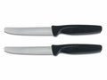 Wüsthof Gemüsemesser mit Wellenschliff, 2 Stück, Schwarz, 10 cm