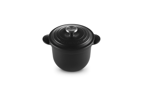 Le Creuset Cocotte Every / Reiskocher Tradition „Matt Schwarz“ Ø18cm / 2L
