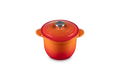 Le Creuset Cocotte Every / Reiskocher Tradition 'Orange-rot' Ø18cm / 2L