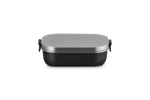 Le Creuset Lunchbox 22x15cm Matt Schwarz 'On The Go'
