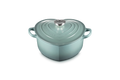 Le Creuset Heart Signature „Meersalz“-Schmorpfanne Ø 20 cm / 1,9 l