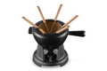 Le Creuset Fondue-Set 6-Personen-Modus 'Matte Black'