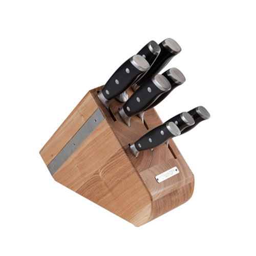 Diamant Sabatier Messenblok 8-delig Eikenhout 'Integra'