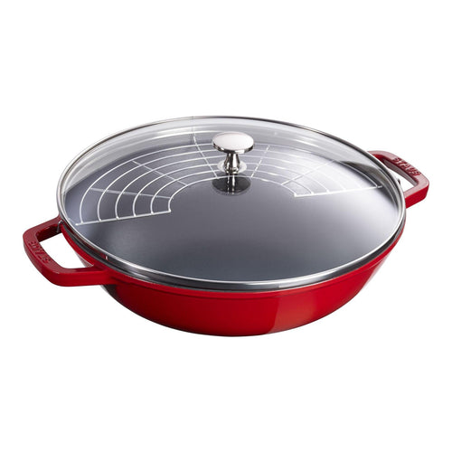 STAUB Wok mit Glasdeckel Ø30cm / 4,19L