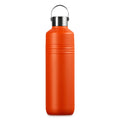 Le Creuset Große Trinkflasche 1L Orange-Rot 'On The Go'