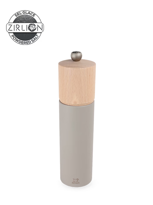 Peugeot Salt Mill Zirlion 21cm 'Boreal Pebble Grey'
