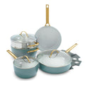 Greenpan Pfannenset 10-teilig 'Padova Skyblue'