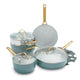 Greenpan Pfannenset 10-teilig 'Padova Skyblue'