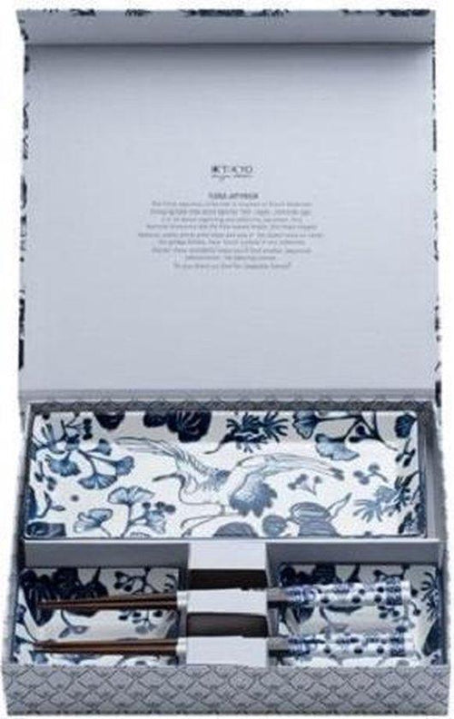 Tokyo Design Studio Sushi Giftset 'Flora Japonica' set van 6