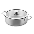DUCQ Snackpfanne Ø26cm / 4L Dunstabzugshaube 'Edelstahl'