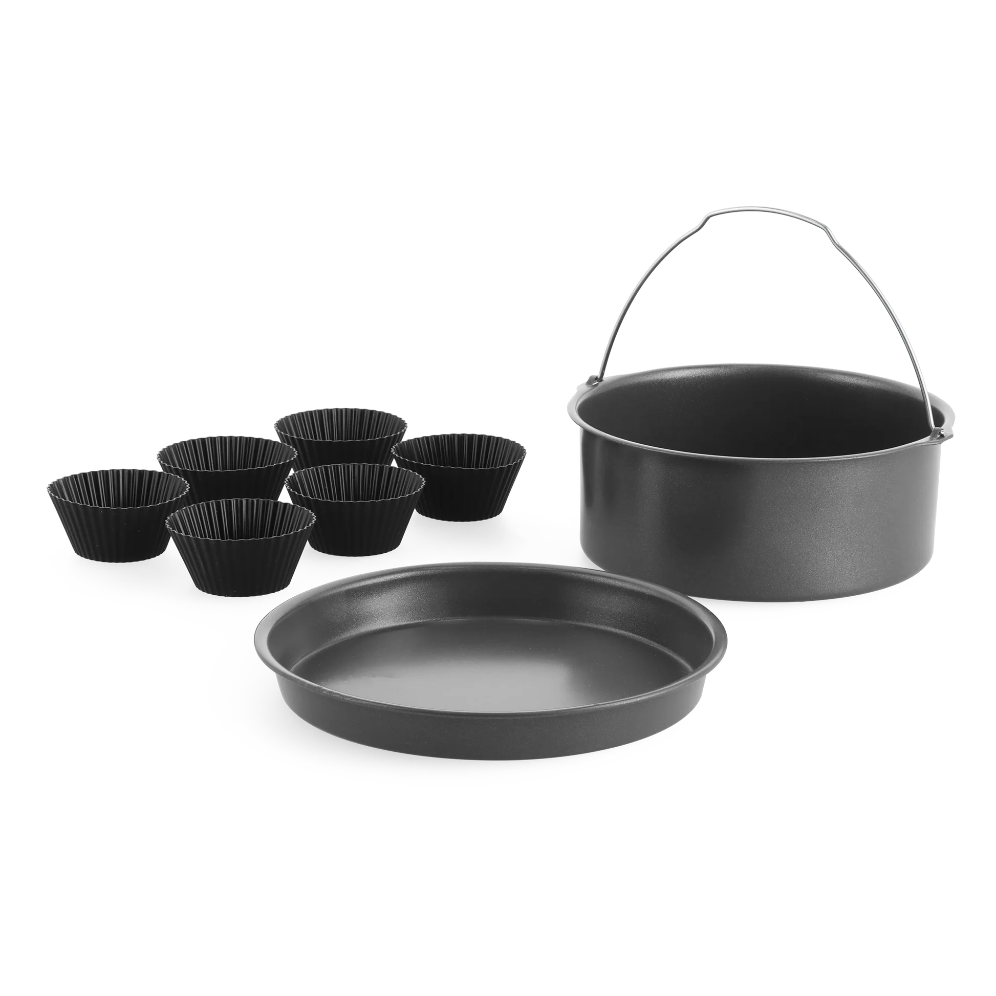 GreenPan Heißluftfritteusen-Backzubehör-Set 8-teilig