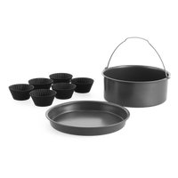 GreenPan Heißluftfritteusen-Backzubehör-Set 8-teilig