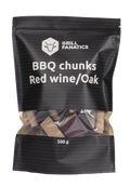 Grill Fanatics BBQ Chunks Rode Wijn / Eiken 500gr