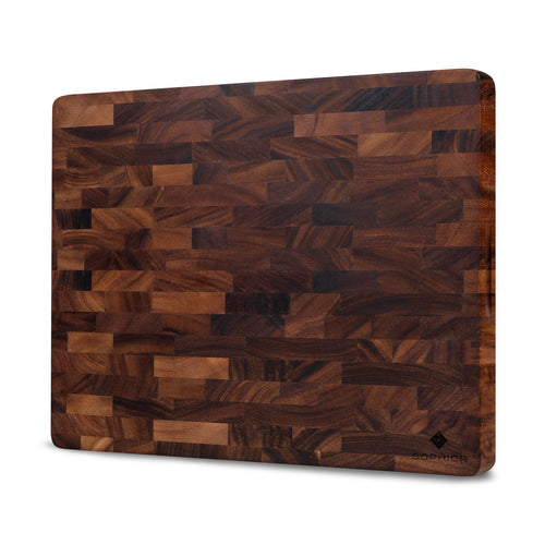 SOPHIOR Hackblock Walnuss 45x35x4cm