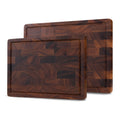 Sophior Houten Snijplankenset Walnoot Kopshout, 2 Planken