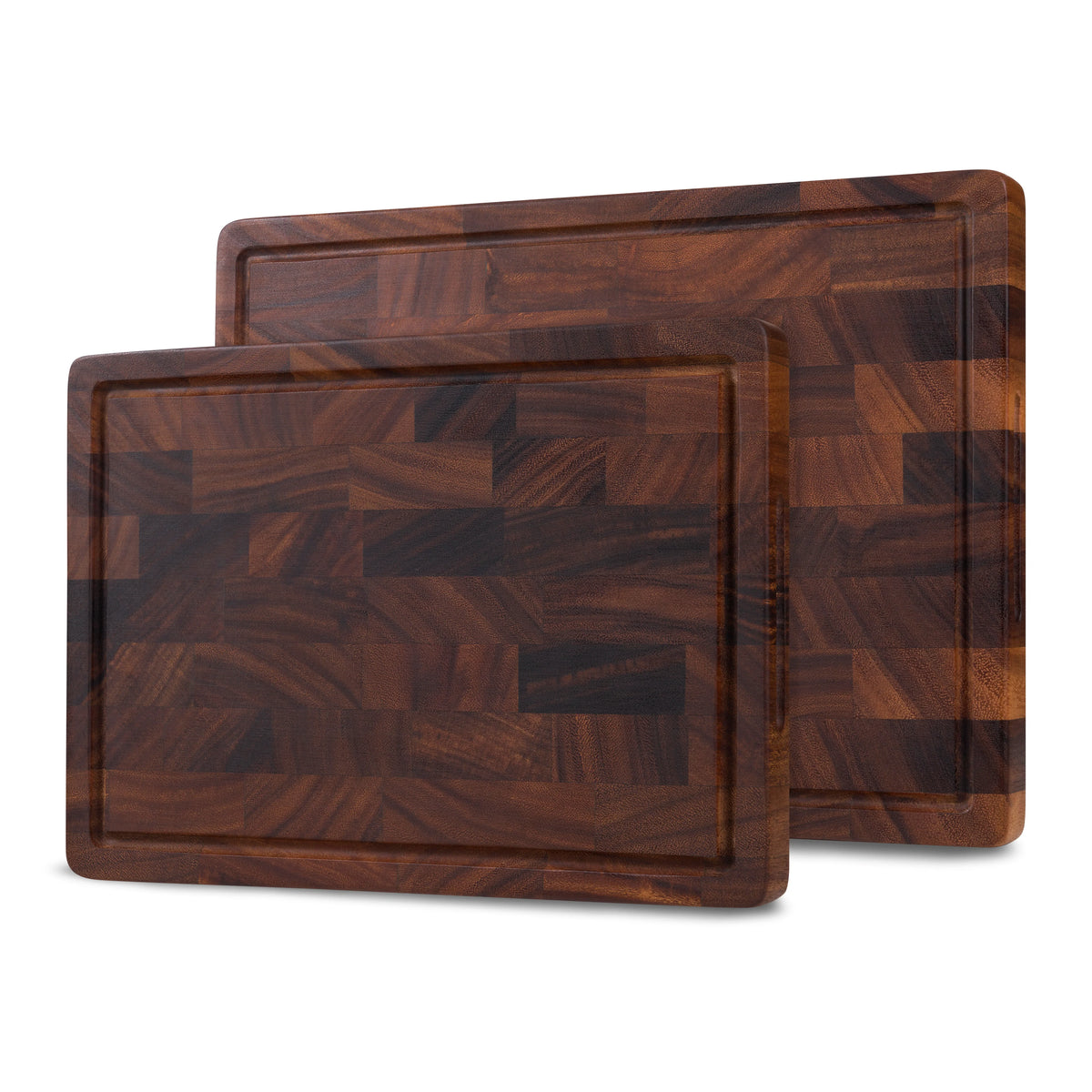 Sophior Houten Snijplankenset Walnoot Kopshout, 2 Planken
