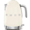 Smeg Wasserkocher mit variabler Drehzahl, 1,7 l, Farbe „Creme“, KLF04CREU