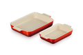 Le Creuset Auflaufform-Set, 2-teilig, „Kirschrot“, 25 &amp; 32 cm