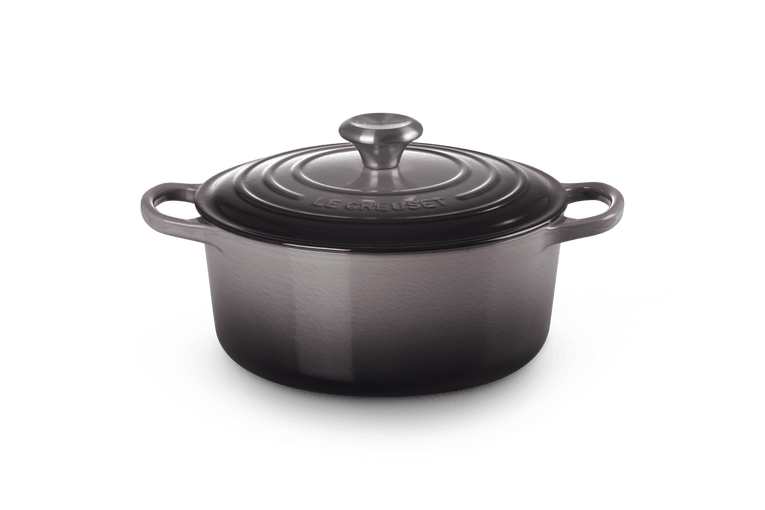 Le Creuset Kasserolle Signature „Flint“