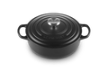 Le Creuset Schmorpfanne / Sauteuse Round Signature Ø24cm / 3,4L 'Mattschwarz'