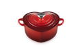 Le Creuset Heart Signature Schmortopf „Kirschrot“ Ø 20 cm / 1,9 l