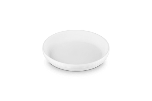 Le Creuset Diep bord Coupe 22cm 'Wit'