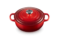 Le Creuset Schmorpfanne / Sauteuse Round Signature 'Cherry Red' 24 cm / 3,4 l