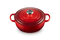 Le Creuset Schmorpfanne / Sauteuse Round Signature 'Cherry Red' 24 cm / 3,4 l