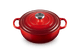 Le Creuset Schmorpfanne / Sauteuse Round Signature 'Cherry Red' 24 cm / 3,4 l