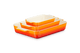Le Creuset Auflaufform-Set, 3-teilig, 18/25/32 cm, Farbe: Orangerot