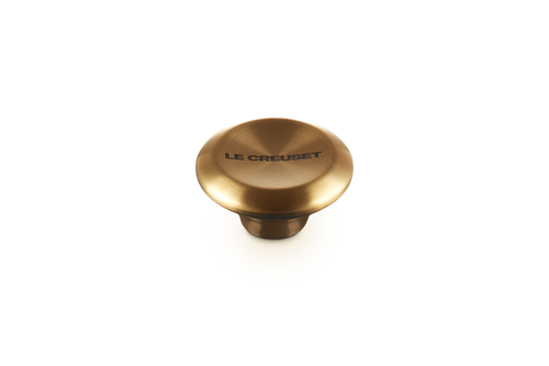 Le Creuset Signature Deckelknopf aus Edelstahl, goldfarben, Ø 5,7 cm