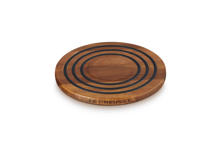 Le Creuset Magnetischer Untersetzer „Akazienholz“