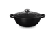 Le Creuset Marmite Braadpan Signature Zwart Interieur 'Mat Zwart' Ø24cm / 3.1L