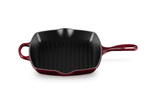 Le Creuset Grillpfanne quadratisch 26x26cm Grillit® 'Granat'