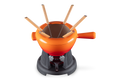 Le Creuset Fondue-Set 2L 'Orange Red'