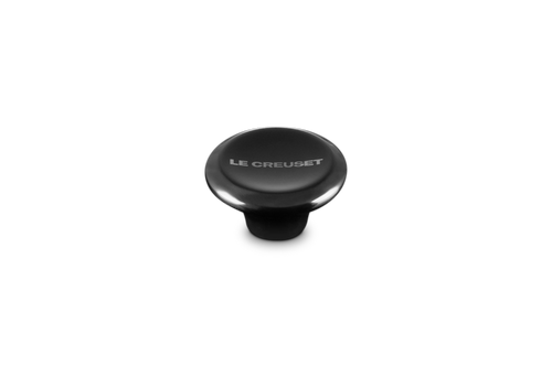 Le Creuset Signature Deckelknopf aus schwarzem Edelstahl, ø 4,7 cm