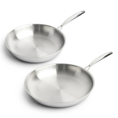 Sophior RVS Koekenpannenset, Ø24 en Ø28 cm