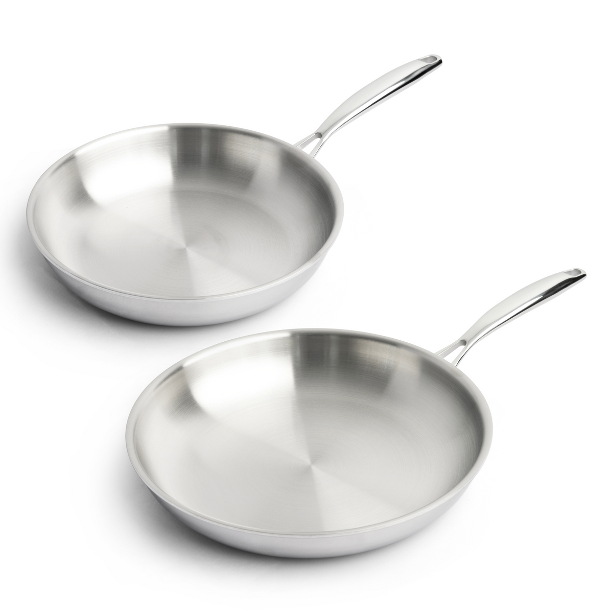 SOPHIOR Edelstahl-Bratpfannenset 24/28 cm
