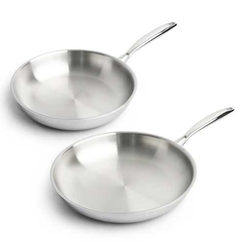 SOPHIOR Edelstahl-Bratpfannenset 24/28 cm