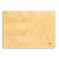 SOPHIOR Schneidebrett Bambus / Fischgrätmuster 35x25x1,8cm