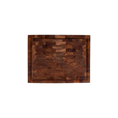 Schüsseln und Teller, Schneidebrett aus reinem Akazienholz, 39 x 29 x 6 cm