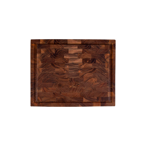 Schüsseln und Teller, Schneidebrett aus reinem Akazienholz, 44 x 34 x 6 cm
