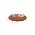 Schüsseln und Teller, drehbare Lazy Susan aus reinem Akazienholz, 39 cm