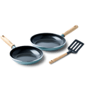 Greenpan Bratpfannenset 20/24 cm „Mayflower“ mit Pfannenwender