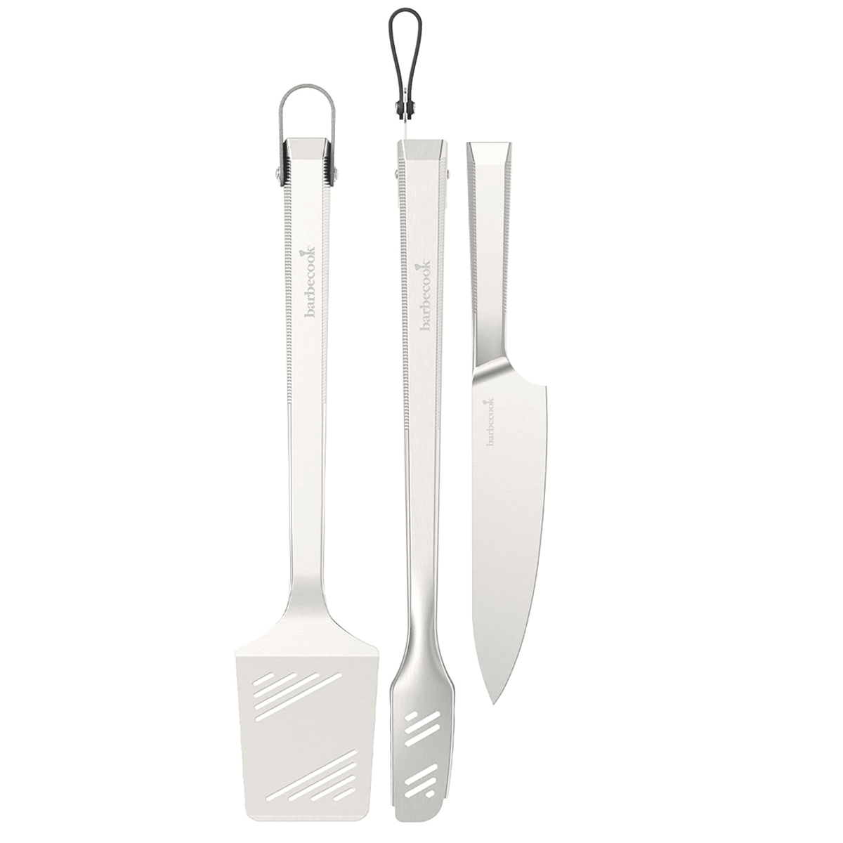 Barbecook Premium-Set mit Spatel, Messer und Zange