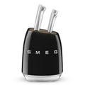 SMEG Messerblock mit 6 Messern „Schwarz“ KBSF02BL