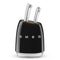 SMEG Messerblock mit 6 Messern „Schwarz“ KBSF02BL