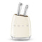 SMEG Messerblock mit 6 Messern „Cream“ KBSF02CR