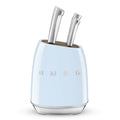 SMEG Messerblock mit 6 Messern „Pastellblau“ KBSF02PB