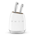 SMEG Messerblock mit 6 Messern „Weiß“ KBSF02WH
